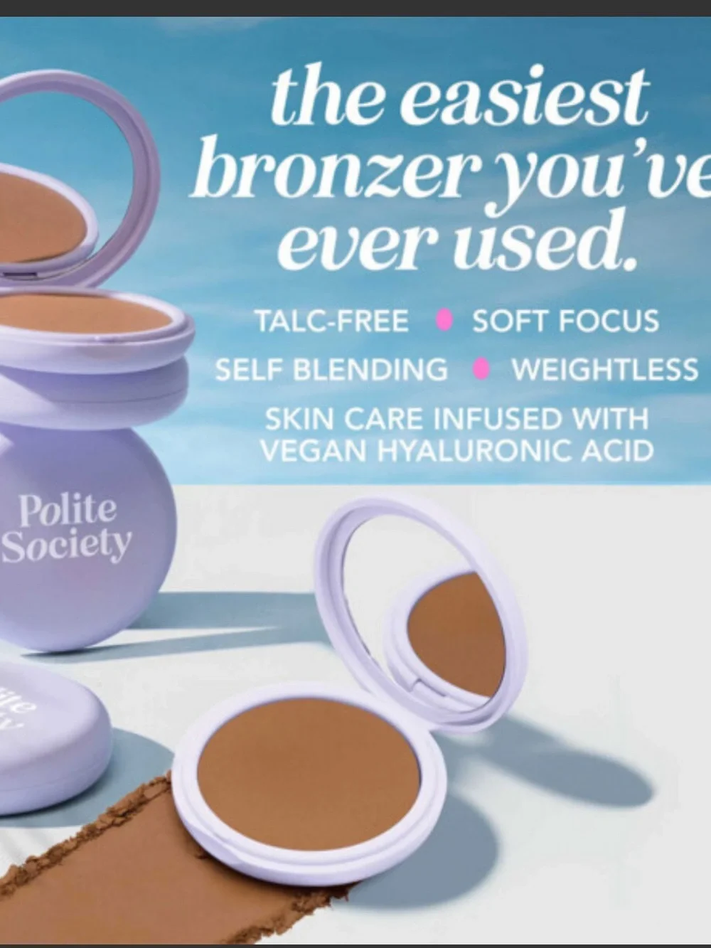 Polite Society Cabana Club Bronzer in French Riviera BNIB